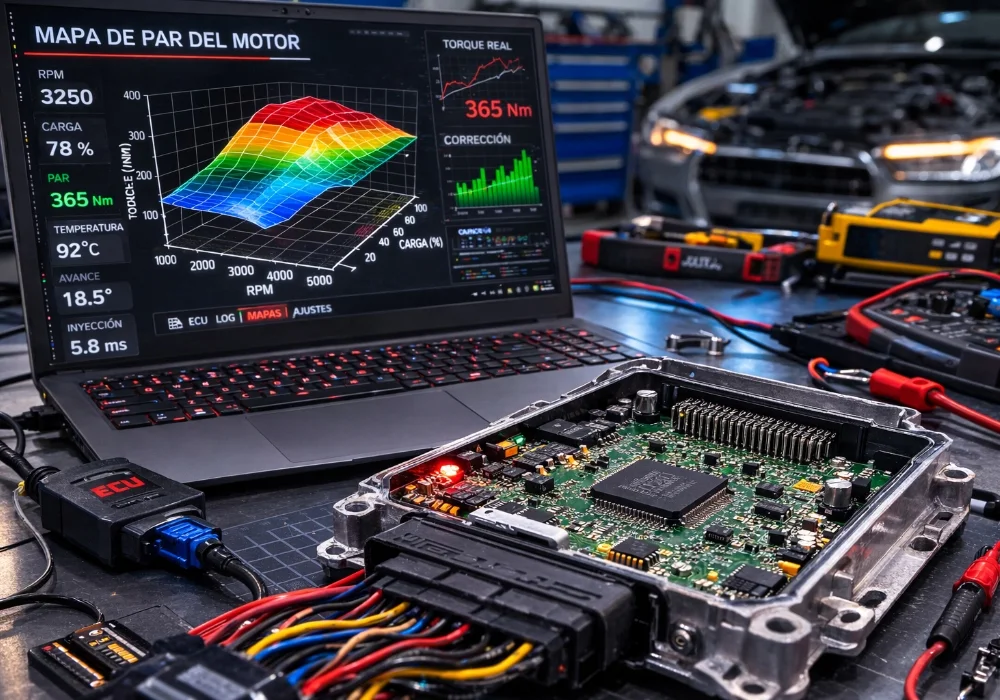 limitador de par en un motor